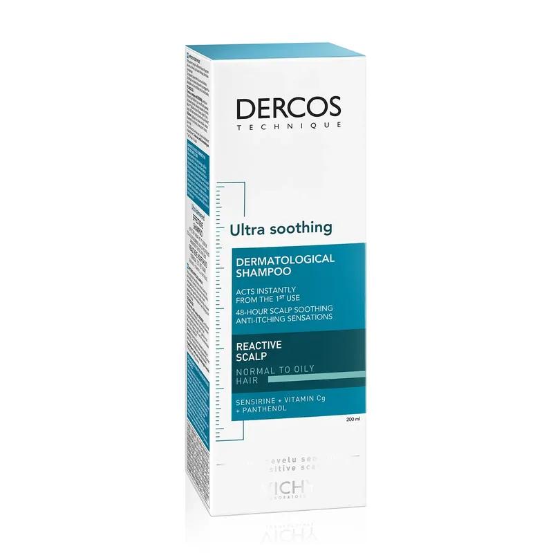 Sampon Ultracalmant Par Normal si Gras Dercos, 200 ml, Vichy