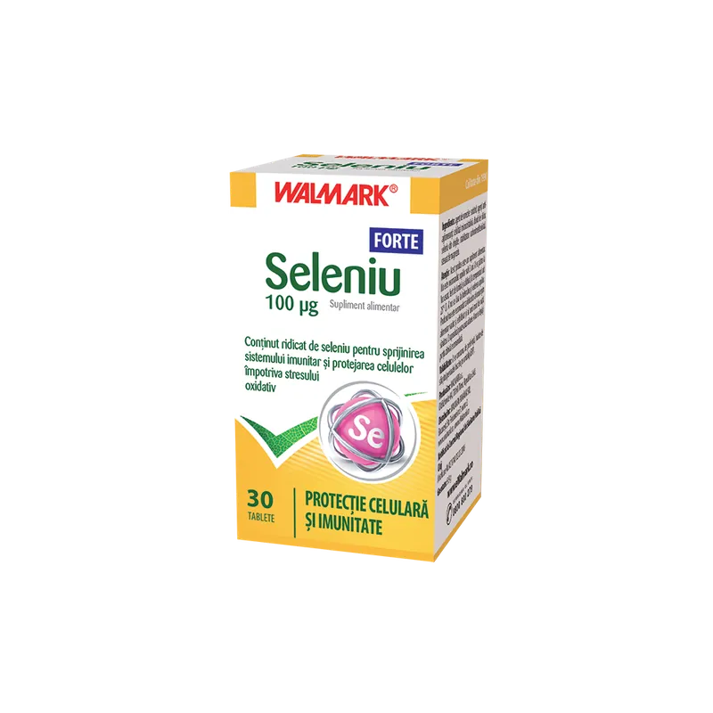 Seleniu Forte, 100 mcg, 30 tablete, Walmark