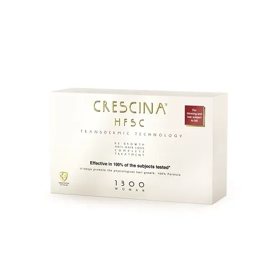 Tratament complet pentru femei Crescina Transdemic HFSC 1300 Woman, 10 + 10 fiole, Labo
