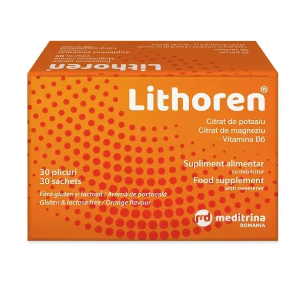 Lithoren, 30 plicuri, Meditrina Pharmaceuticals