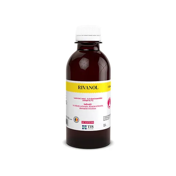 Tis Rivanol 0.1%-solutie, 200 ml, Tis Farmaceutic RO