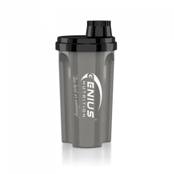 Shaker negru/gri, 500ml, Genius Nutrition