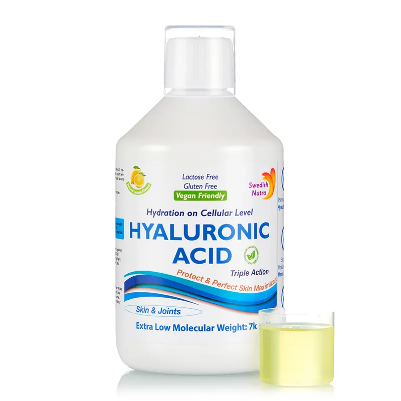 Acid Hialuronic Lichid, 100Mg, 500 ml, Swedish Nutra