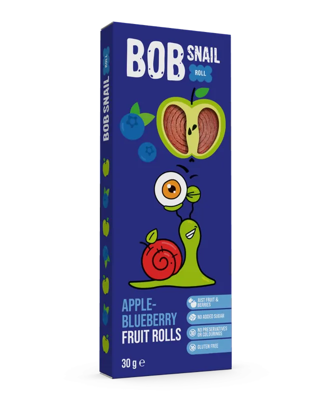 Rulou din mere si afine, 30g, Bob Snail