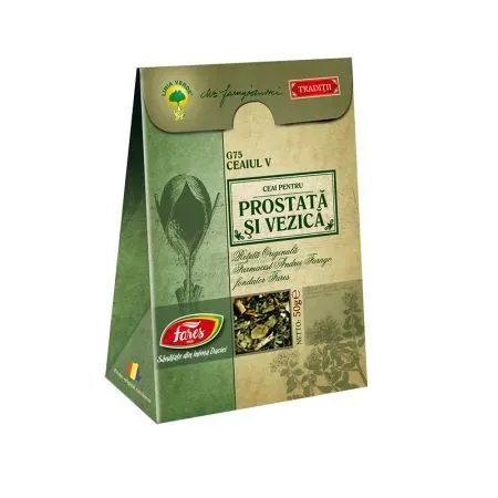 Ceai V-Prostata si Vezica, 50g, Fares