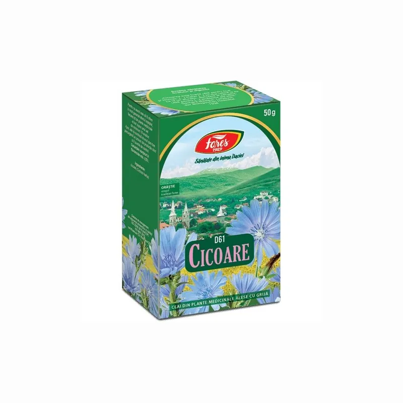 Ceai Cicoare Iarba 50 grame Fares D61