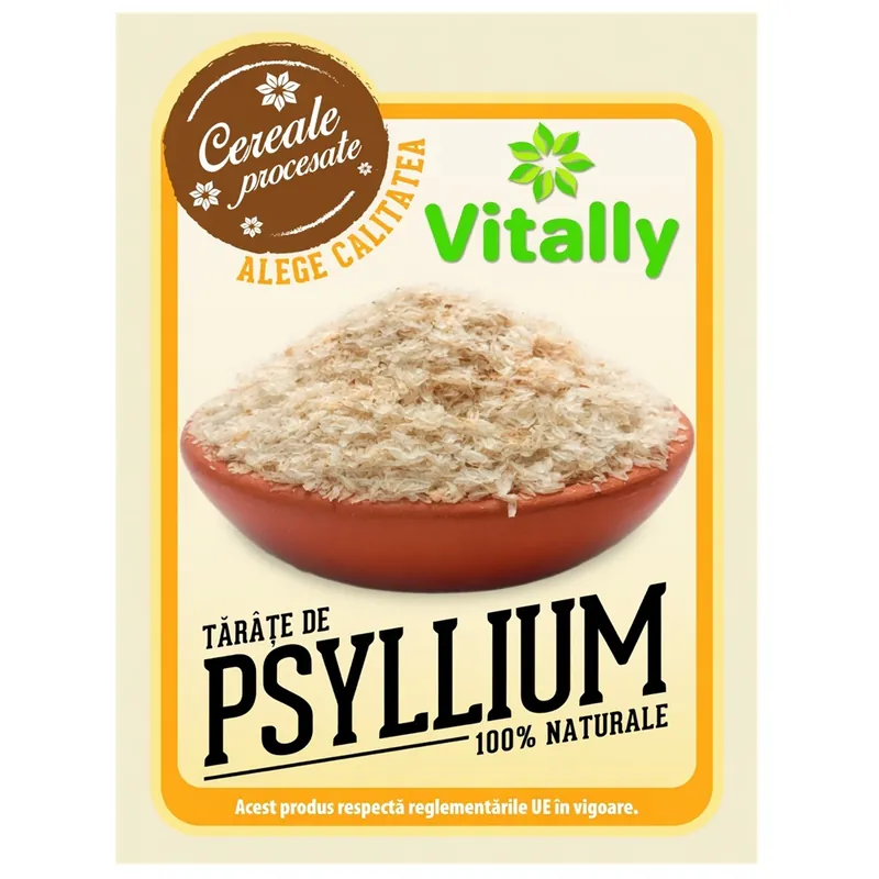 Tarate de psyllium, 250 g, Vitally