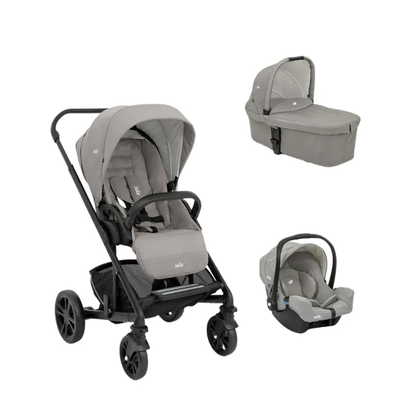 Carucior multifunctional 3 in 1 Chrome Pebble, Joie