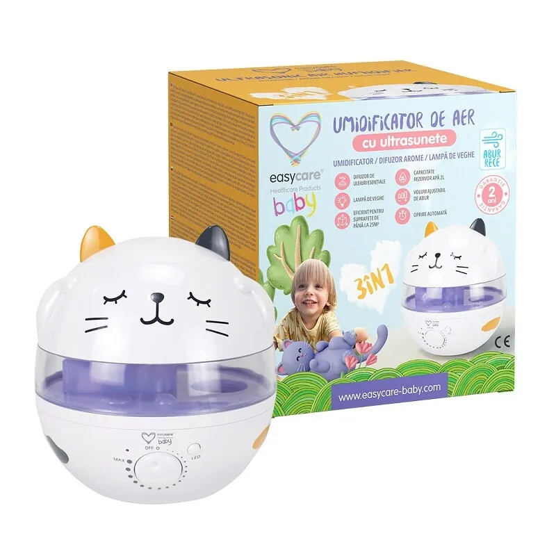 EASYCARE BABY UMIDIFICATOR ULTRASONIC 3 IN 1 PENTRU COPII 2 L