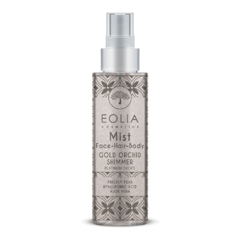 Spray stralucitor de Fata, Par si Corp Platinum Drops, 150 ml, Eolia