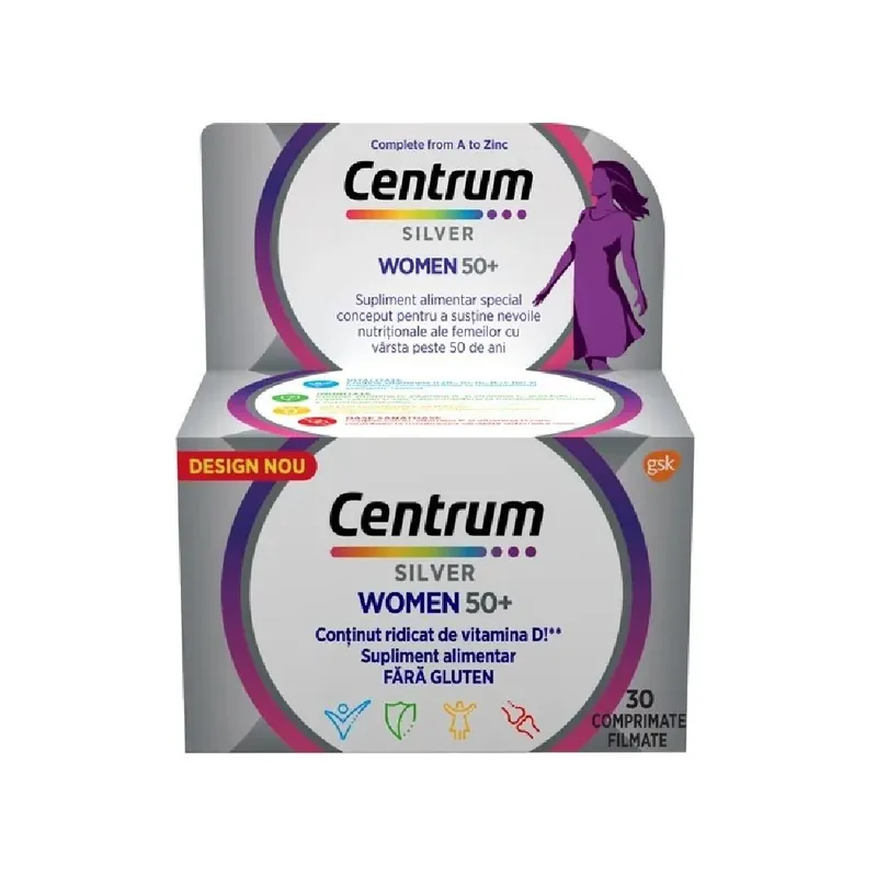 Centrum SILVER 50+ pentru femei comprimate