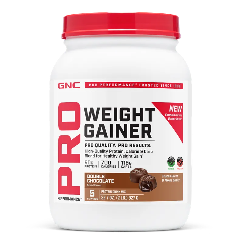 Formula proteica pentru crestere in greutate cu aroma de ciocolata testata antidoping Pro Performance, 927 g, GNC