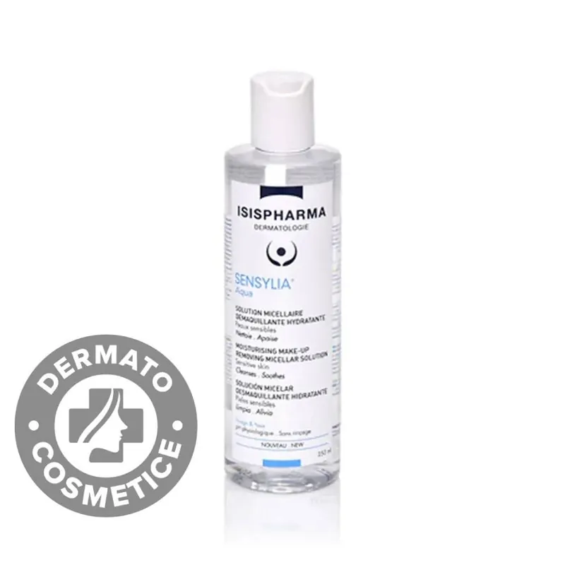 Solutie micelara demachianta hidratanta Sensylia Aqua, 250ml, Isis Pharma