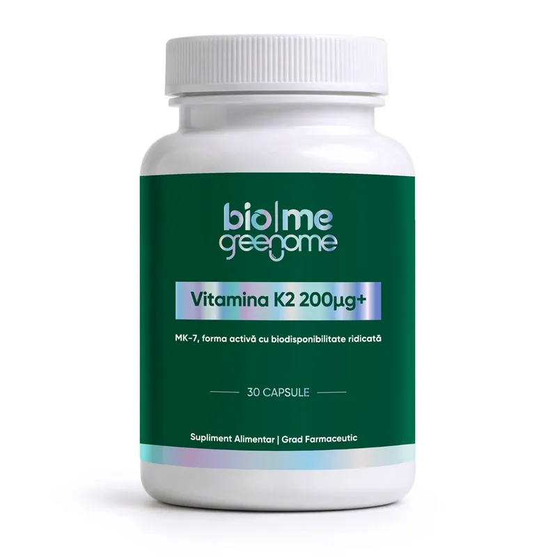 Vitamina K2, 200ug+, 30 capsule, Biome