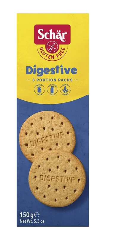 Biscuiti digestivi fara gluten, 150g, Dr. Schar