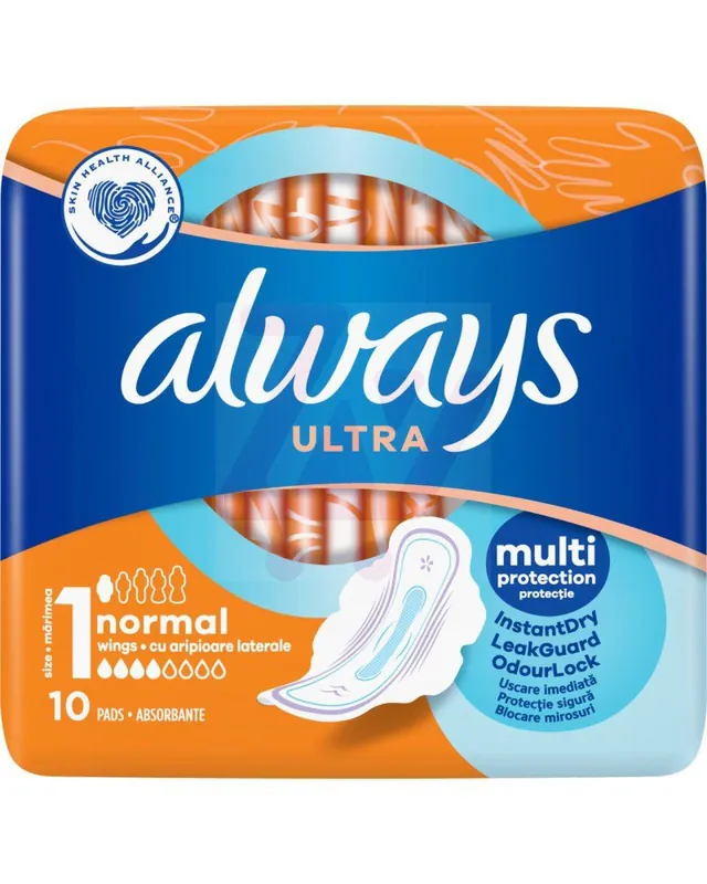 Absorbante Ultra Normal, Marimea 1, 10 bucati, Always