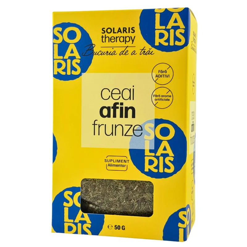 Ceai din frunze de afin Therapy, 50 grame, Solaris