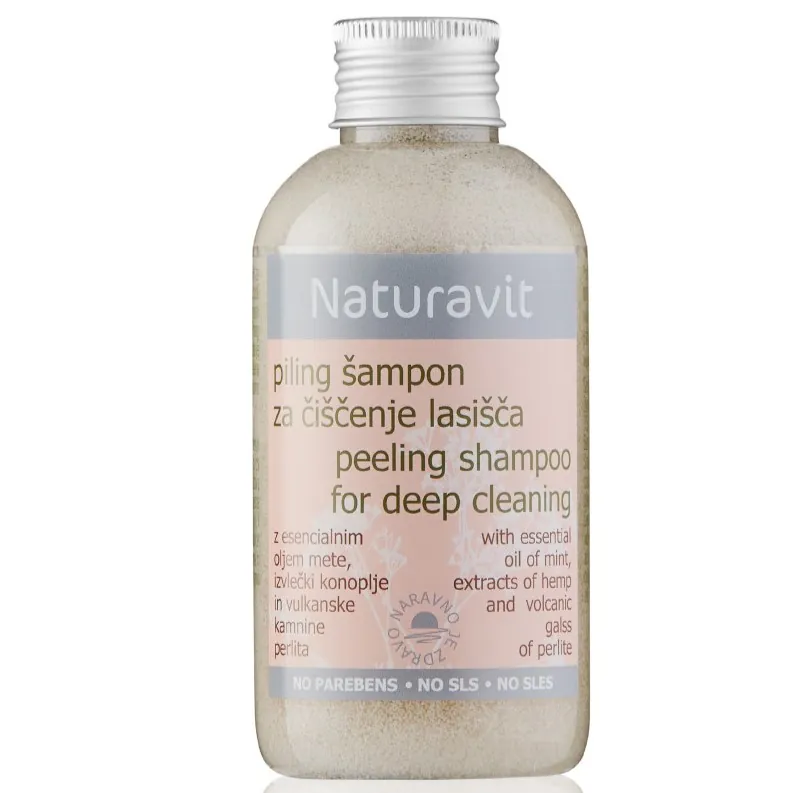 Sampon cu efect de scrub, 150 ml, Naturavit Hair Care
