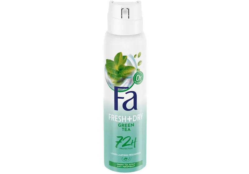 Deodorant antiperspirant Fresh & Dry Green Tea, 150ml, Fa