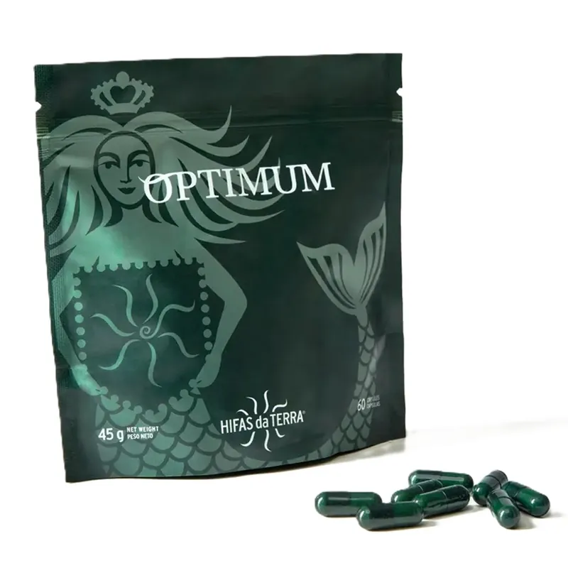 Extracte din ciuperci, colagen marin, prebiotice si vitamine Optimum Nutricosmetic, 60 capsule, Hifas da Terra