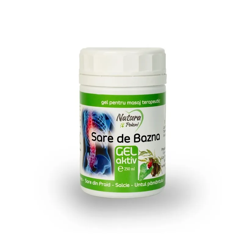 Gel Aktiv Sare de Bazna, 250 ml, Natura Plant