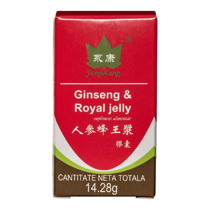 Ginseng + Royal Jelly, 30 capsule, Yong Kang