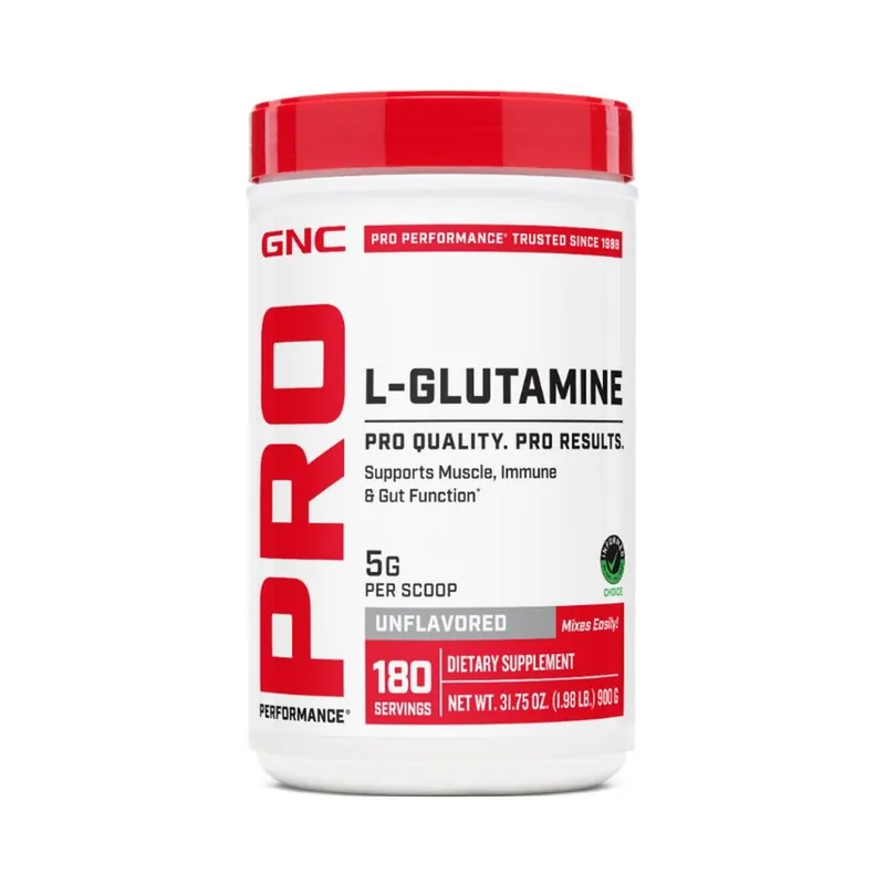 L-Glutamine 5000mg unflavored 900 grame GNC Pro Performance
