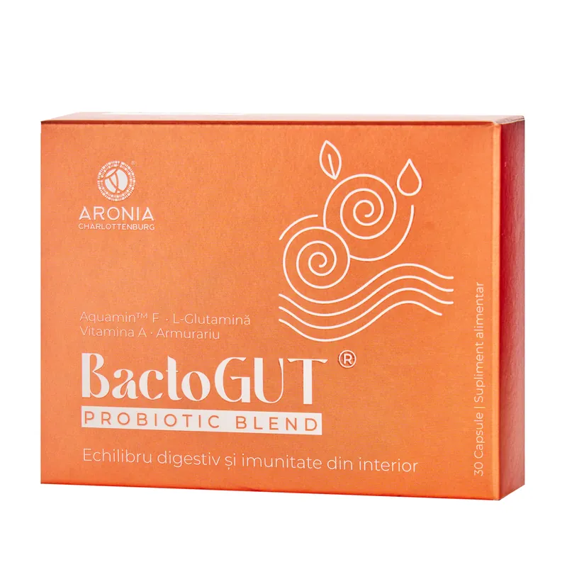 Probiotic blend BactoGut, 30 capsule, Aronia Charlottenburg