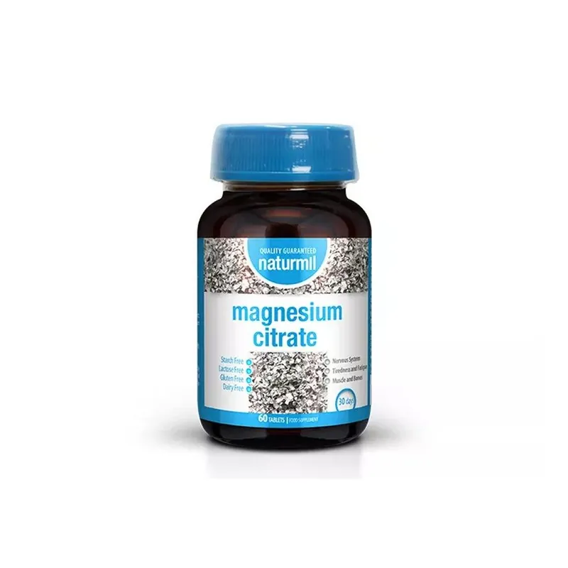 Magnesium Citrate 200 mg 60 comprimate Type Nature