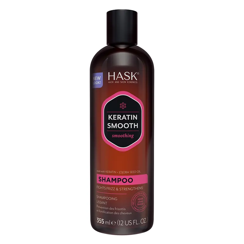 Sampon pentru netezirea parului Keratin Smooth, 355 ml, Hask