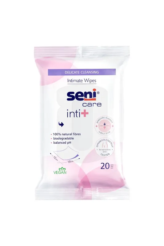 Servetele umede biodegradabile Care Inti+, 20 bucati, Seni