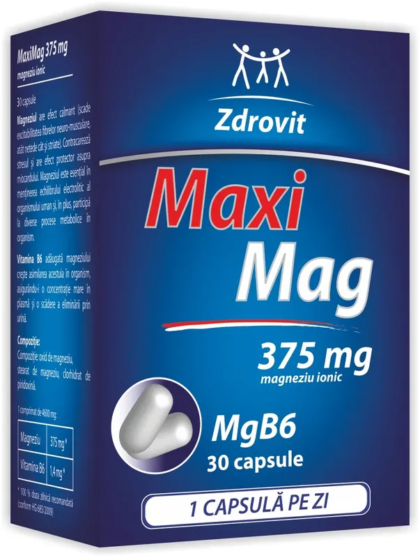 Maximag, 75+30 capsule, Zdrovit