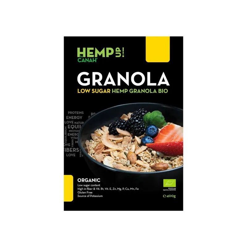 Canah Granola Low Sugar ECO Hemp Up 400 g