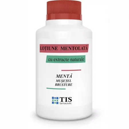 Lotiune mentolata cu extracte naturale, 100ml, Tis Farmaceutic