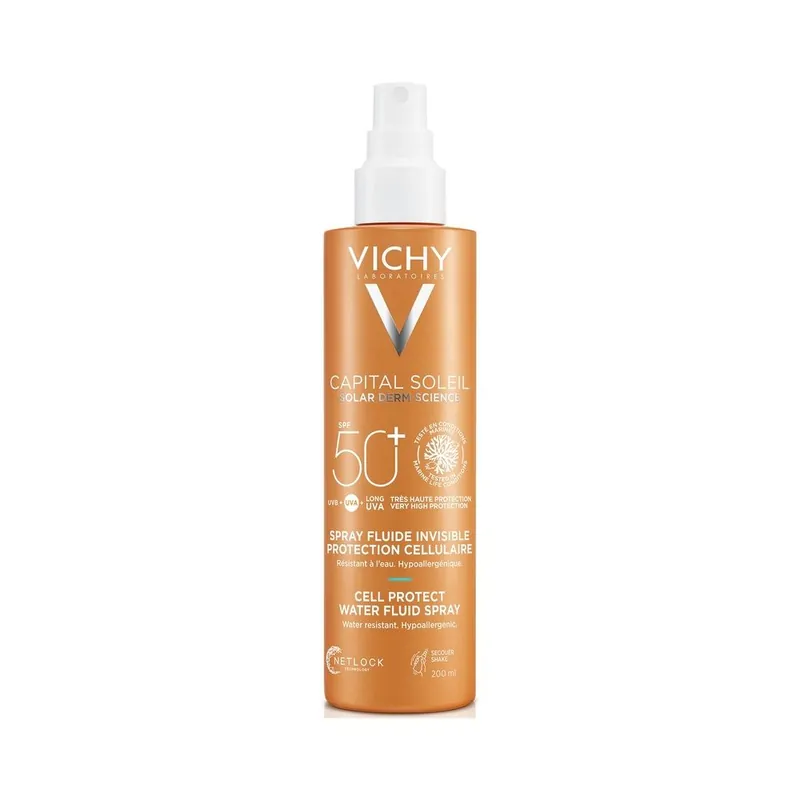 Vichy Capital Soleil Cell Protect Spray Fluid Invizibil SPF 50+ 200ml