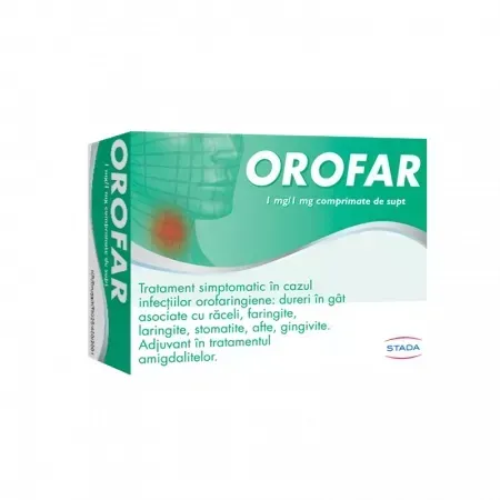 Orofar, 1 mg/1 mg, Stada