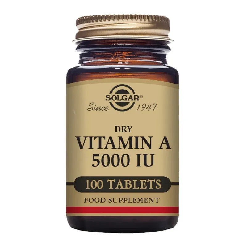 SOLGAR VITAMINA A USCATA 5000IU 100 TABLETE