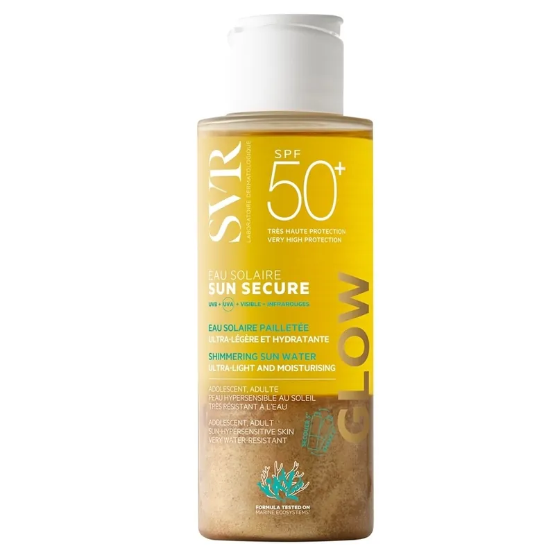 Apa cu protectie solara SPF 50+ Sun Secure, 100 ml, SVR
