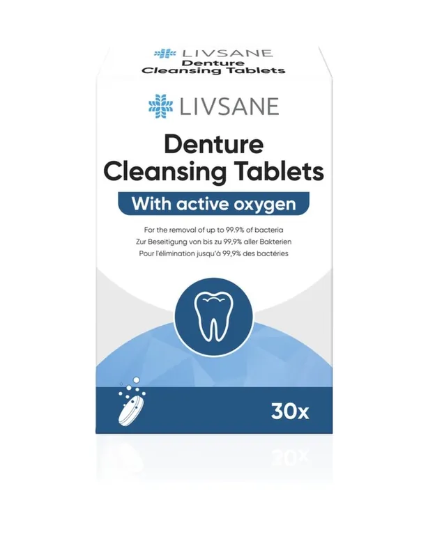 LIVSANE TABLETE PENTRU CURATAREA PROTEZEI 30 BUCATI