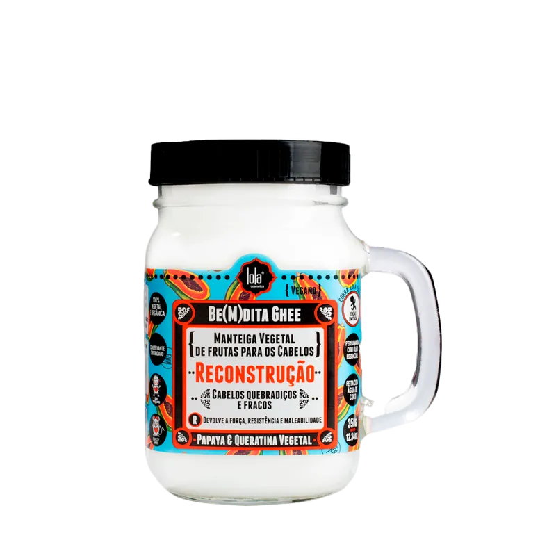 Masca de par pentru reparare intensa cu papaya si keratina Bemdita Ghee, 350 g, Lola Cosmetics