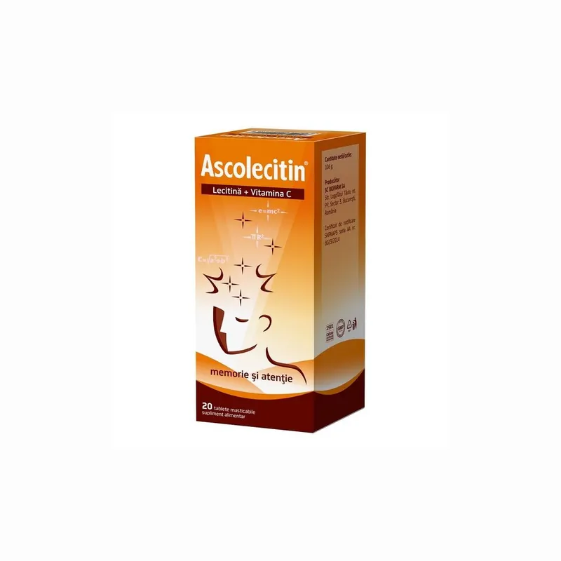 Ascolecitina 20 comprimate Biofarm