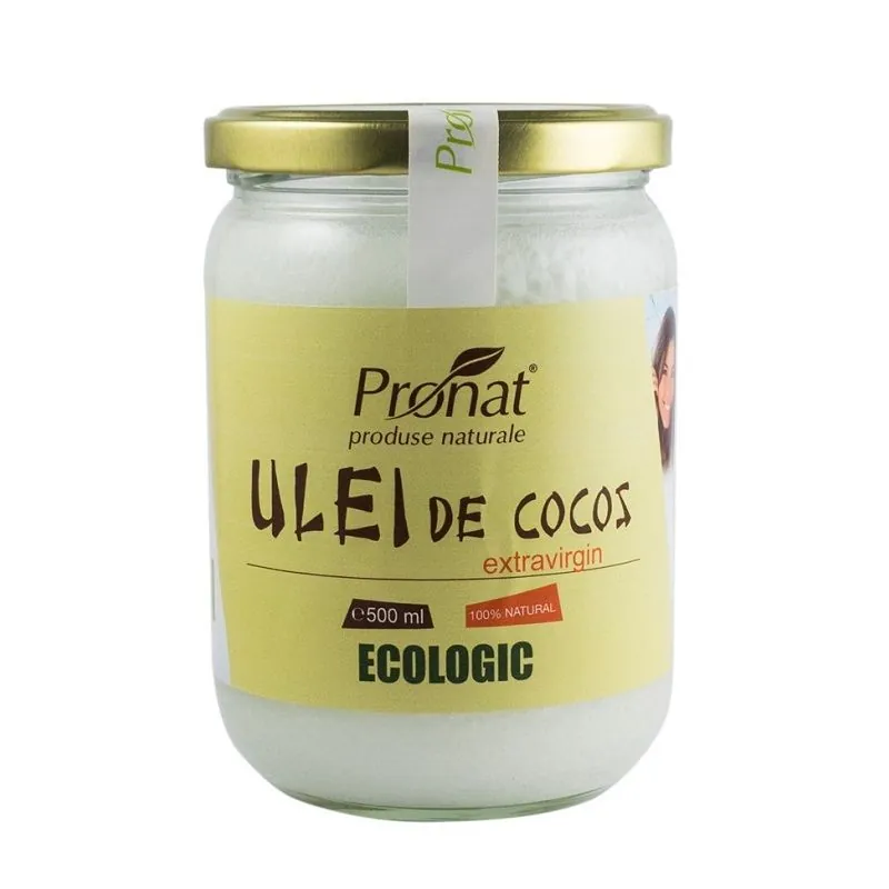 Ulei de cocos Bio extravirgin, 500 ml, Pronat