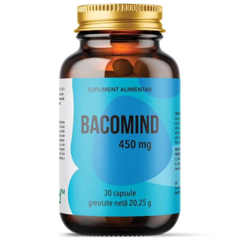 BacoMind, 450 mg, 30 capsule, Laboratoarele Remedia