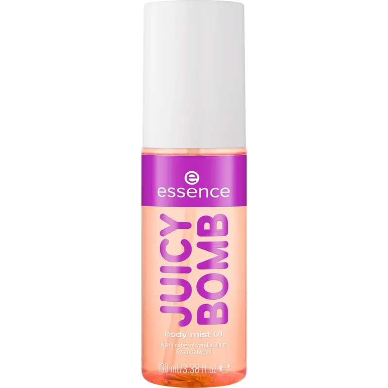 Spray de corp Vanilla 01 Juicy Bomb Body Mist, 100 ml, Essence