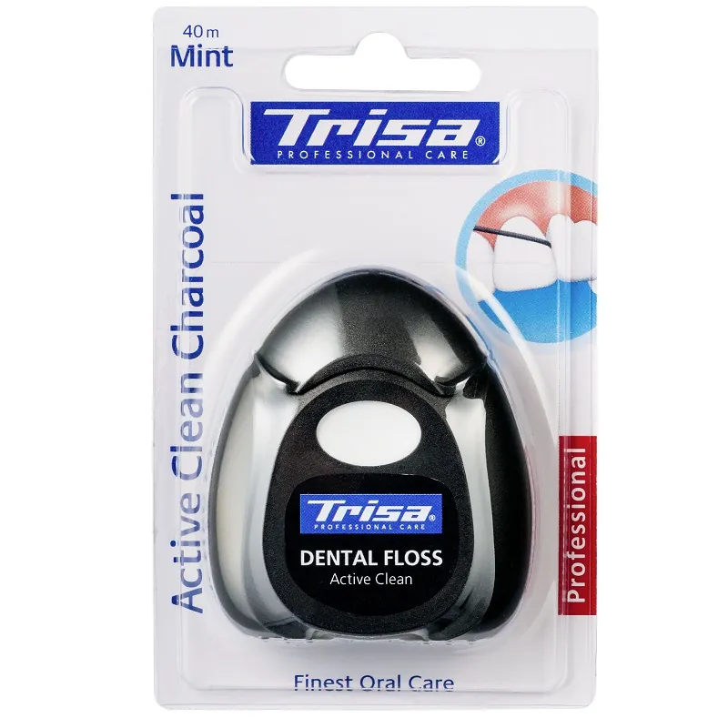 Ata dentara ceruita cu carbune activ, 40 m, Trisa