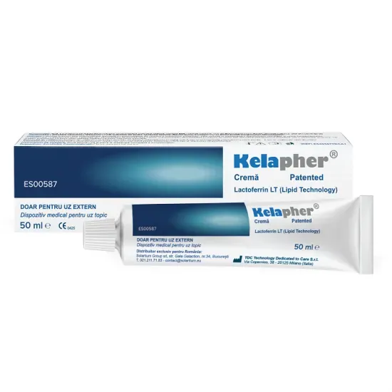 Kelapher crema cu nano-lactoferina, 50 ml, Solartium