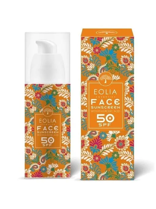Crema de fata cu protectie solara SPF50, 50 ml, Eolia