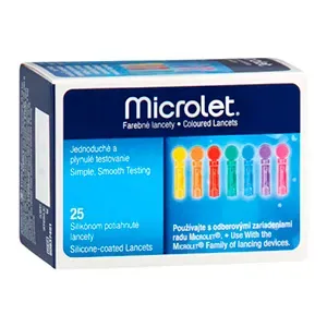 Microlet port-Ace acoperite cu silicon, 25 ace, Bayer