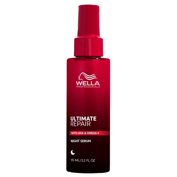 Tratament de noapte pentru par deteriorat si electrizat Ultimate Repair Night Serum, 95 ml, Wella Professionals