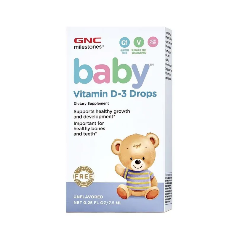 Vitamina D-3 Picaturi GNC Milestones® Baby 7.5 ml